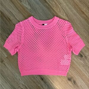 Pink Knit Top